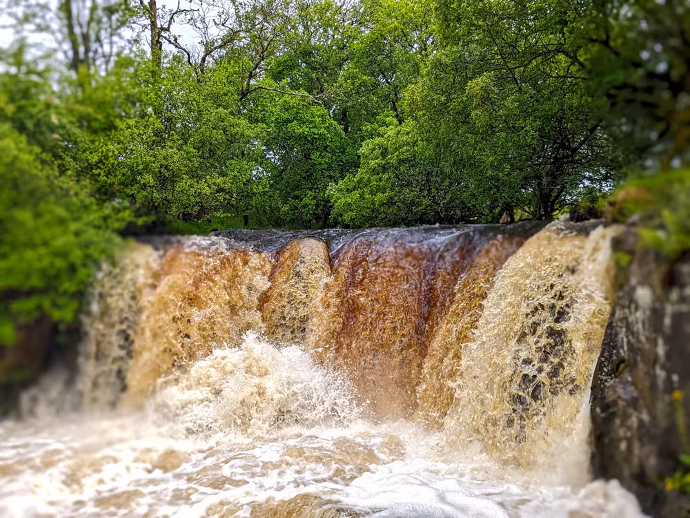 Tullydermot Falls, Ireland, June 2024, Edited